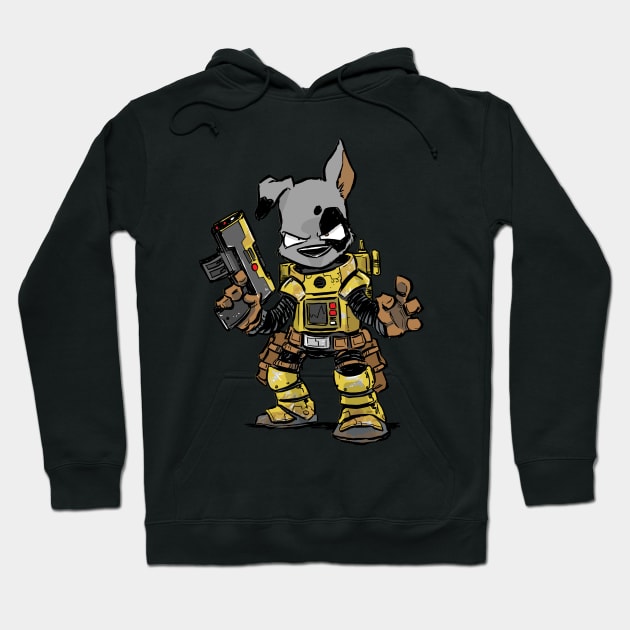 Bounty Hunter - Ruff Dangersen Hoodie by craigbruyn